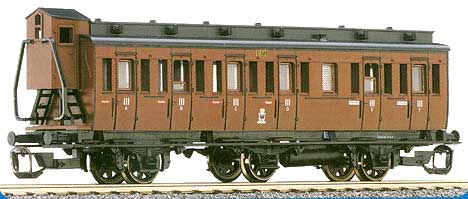 Compartment Passenger car 3rd class with brakemans cabin<br /><a href='images/pictures/Tillig/13145.jpg' target='_blank'>Full size image</a>